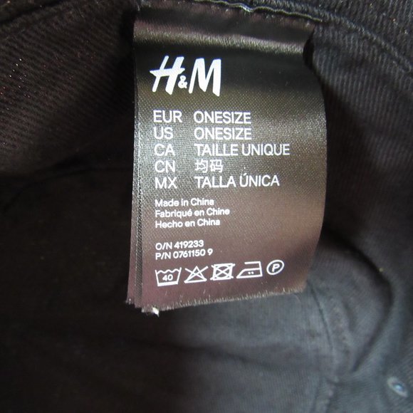 H&M Tie Dye Multicolor Rainbow Bucket Hat One Size Adult - Picture 7 of 7